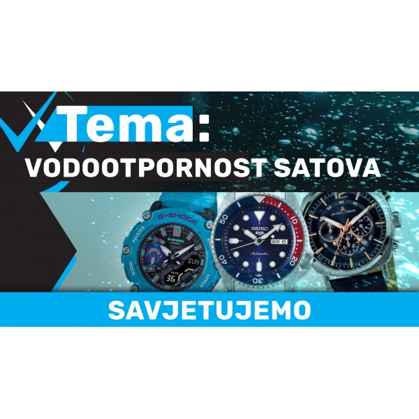 OZNAKE KOJE ČESTO ZBUNJUJU KUPCE Provjerite koliko je vaš sat zaista vodootporan!